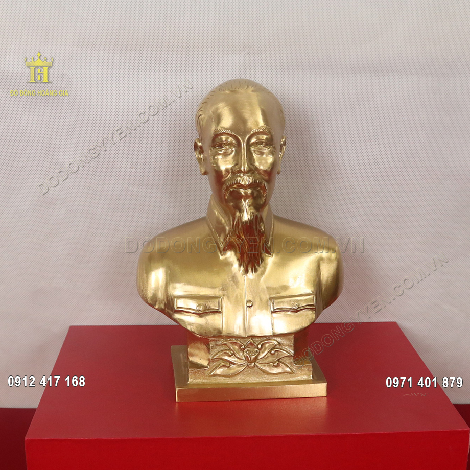 Tượng đồng B&aacute;c Hồ cỡ nhỏ